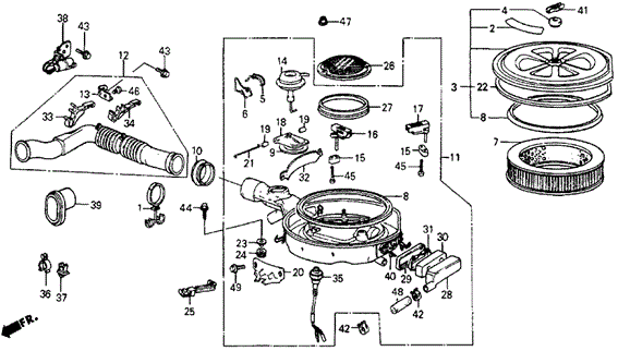 Air Cleaner for 1984 Honda Civic #0