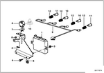 16131176747 - Distance Systems, Cruise Control: Plastic Nut for Coarse Threaded Pin for BMW Image