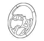 78501SZAA91ZA - Steering: Steering Wheel for Honda: Odyssey, Pilot Image