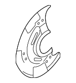 26290AL02A - : Splash Shield for Subaru Image