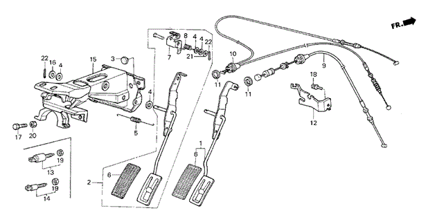 Accelerator Pedal for 1985 Honda Civic #0