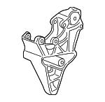 10118751 - Cooling System: Tensioner Bracket for Chevrolet: Blazer, C1500, C2500, C3500, K1500 Pickup, K2500 Pickup, K3500 Pickup, S10, S10 Blazer, Suburban C1500, Suburban C2500, Suburban K1500, Suburban K2500, Tahoe | GMC: C1500 Pickup, C2500 Pickup, C3500 Pickup, Jimmy, K1500 Pickup, K2500 Pickup, K3500 Pickup, Sonoma, Suburban C1500, Suburban C2500, Suburban K1500, Suburban K2500, Typhoon, Yukon | Oldsmobile: Bravada Image