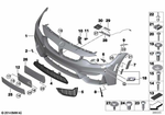 51118057255 - : Support Fender Left for BMW Image