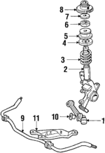 E1FZ5340A - Suspension: Mount Plate Bracket for Ford Image