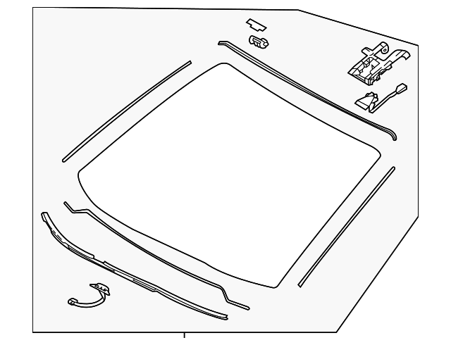 user_5816f61eオーダーページ 2020-2025 Toyota Highlander Windshield 56101-0E610 | OEM Parts Online
