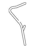 1K0121070AQ - Cooling System: Front Pipe for Volkswagen: Eos, Golf, Golf R, GTI, Jetta, Passat Image