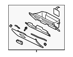 66121FL020VH - Body: Glove Box Assembly for Subaru Image