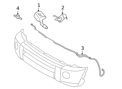 Washer Components for 2011 Land Rover LR4 #0