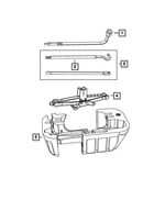 4766477AA - Wheels: Load Floor Support for Mopar Image