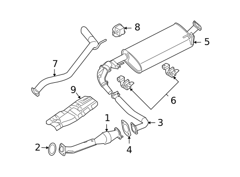 Exhaust Components for 2012 Suzuki Equator #0