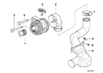 12311432988 - Engine Electrical System: Pulley Alternator for BMW Image
