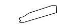 D350515L0E - Body: Reflector for Mazda Image