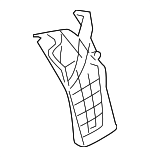 C51350341A - Body: Splash Shield for Mazda Image