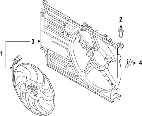 Cooling Fan for 2023 BMW X1 #0