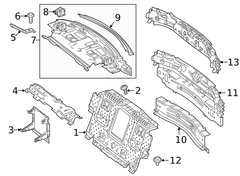 Rear Body for 2018 Mercedes-Benz S63 AMG #0