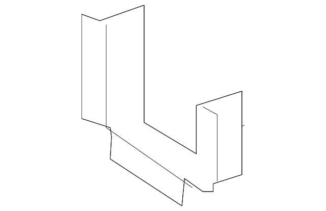 Driver Side Front Engine Compartment Inner Rail Front Reinforcement ...