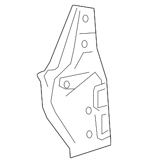 2017-2026 GM Front Driver Side Wheelhouse Panel Brace 23401238 GM ...