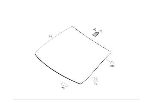 Windshield for 2022 Mercedes-Benz E53 AMG #0