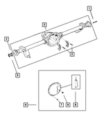 J0994313 - Rear Axle: Stud for Jeep: Cherokee, Wrangler Image