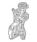 6L903143A - Electrical: Alternator Bracket for Audi Image