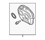 6K109121B - Cooling System: Engine Timing Cover for Audi Image