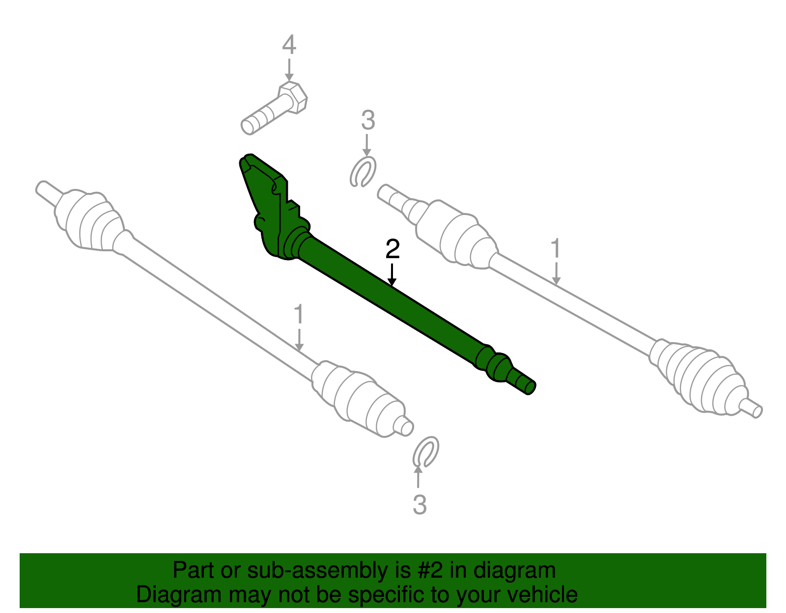 2006-2009 Mazda 3 Shaft GG51-25-700G | TascaParts.com