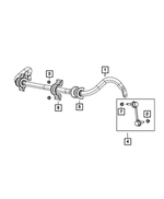 V8091837AB - Front Suspension: Stabilizer Bar Link Kit, Left for Mopar Image