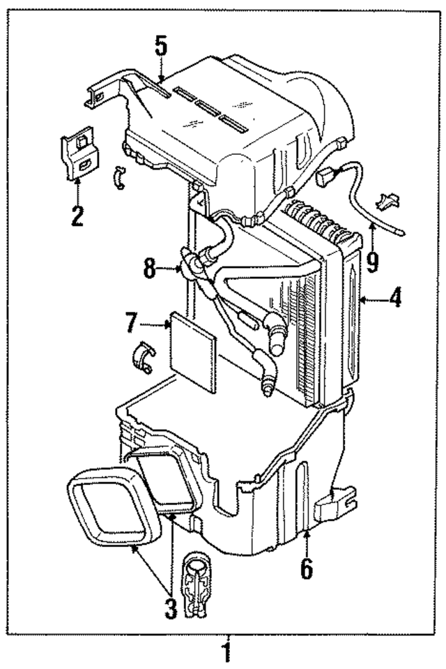 91171579 - HVAC: Evaporator Assembly for GM Image