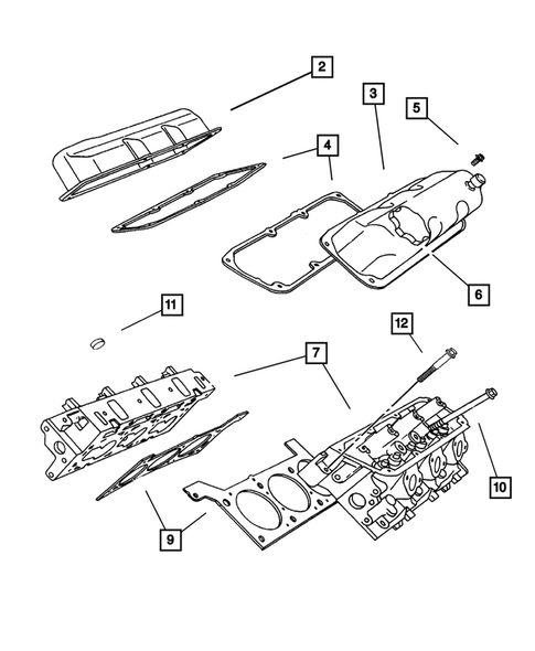 Cylinder Head for 2001 Dodge Grand Caravan #0
