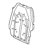 68238585AB - Body: Seat Back Pad for Chrysler: Pacifica, Voyager Image