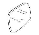 BBM2691G7A - : Mirror Glass for Mazda: 2, 3 Image