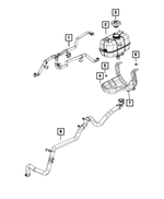 68283565AB - Cooling: Coolant Recovery Bottle for Mopar Image