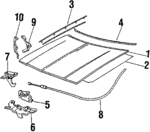 22515753 - Body: Hood for Oldsmobile: Cutlass Cruiser, Cutlass Supreme Image