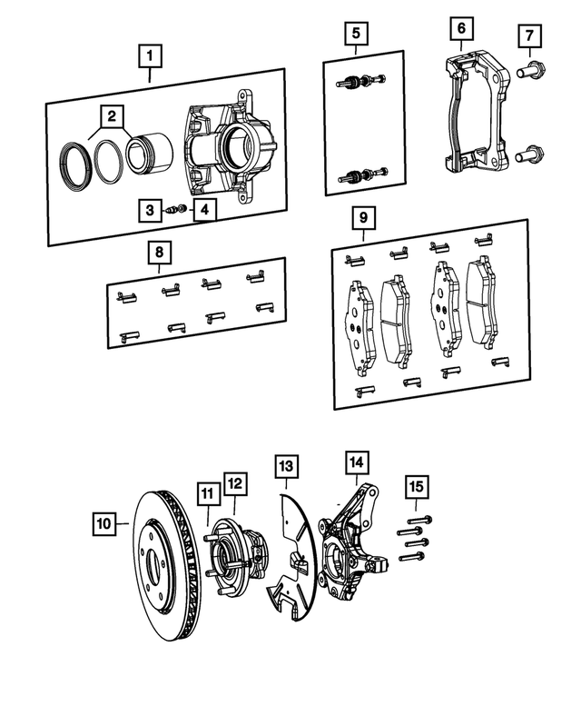 R8144160AA - Brakes: Disc Brake Caliper Assembly, Remanufactured, Right for Mopar Image