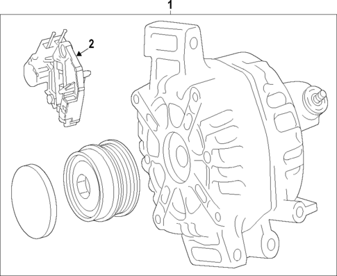 Alternator for 2024 Lexus TX350 #1