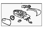 DS7Z17683NWPTM - Body: Mirror Assembly for Ford: Fusion, Police Responder Hybrid, SSV Plug-In Hybrid Image