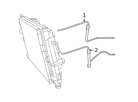 Trans Oil Cooler for 2011 Chrysler 200 #0