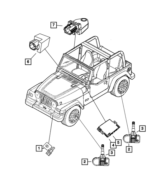 Sensors for 2009 Jeep Wrangler #1