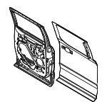 PC3Z1624631B - Body: Door Shell for Ford Image