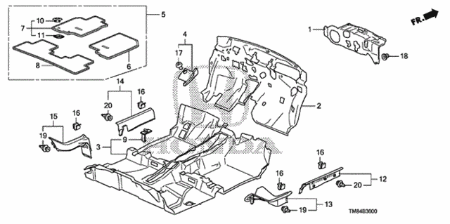 Floor Mat for 2013 Honda Insight #0