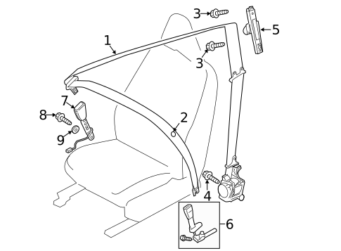 Seat Belt for 2017 Volvo S60 Cross Country #0