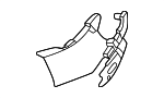 81237T20A61ZA - Body: Seat Back Recliner Adjustment Mechanism Cover for Honda Image