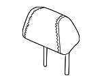81140T56A61ZB - Body: Headrest for Honda Image