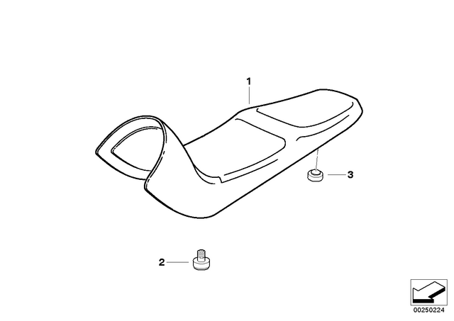 52537718633 - Ergonomics &amp; Comfort: Rubber Buffer - 6Mm for BMW-Motorrad Image