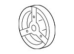 12702118 - Engine: Engine Crankshaft Pulley for Buick: LaCrosse, Rendezvous | Chevrolet: Equinox | GMC: Acadia | Pontiac: G6, Torrent | Saturn: Aura, Outlook, Vue Image