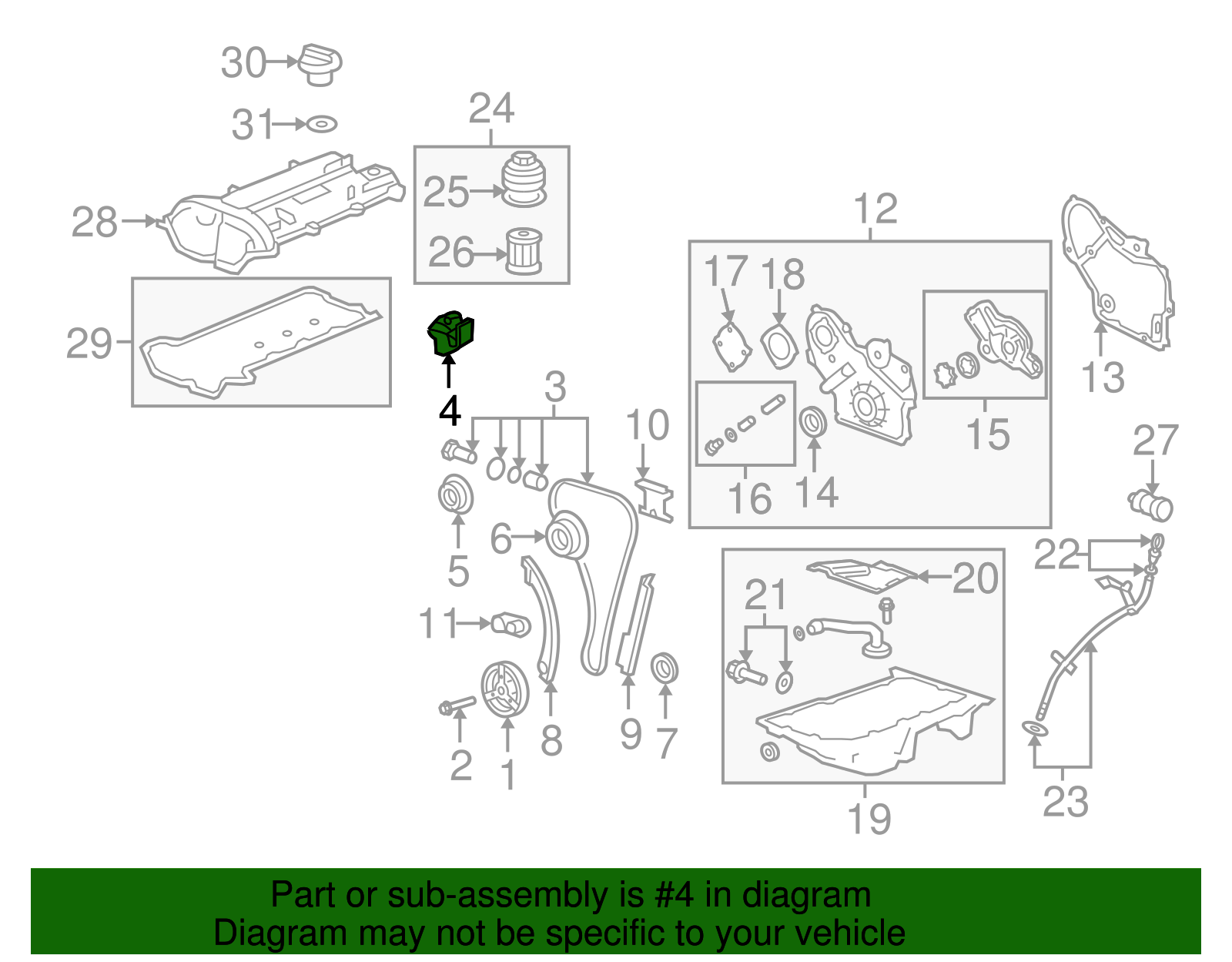 2005-2025 GM OEM NEW 2005-2019 GM Buick Cadillac Right Engine Timing ...