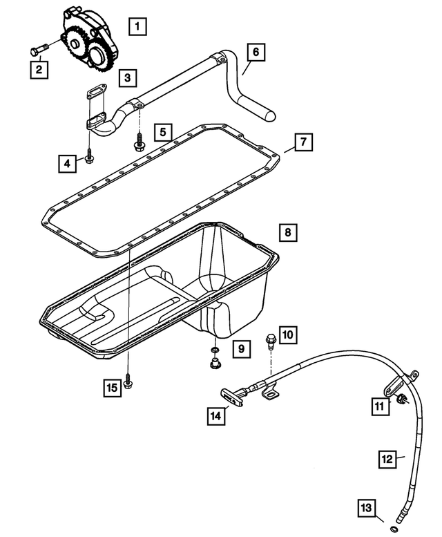 4429460 - Engine 5.9L Six Cylinder (Diesel): Water Inlet Screw for Mopar Image