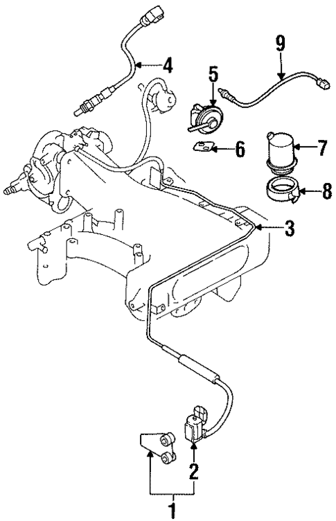 Emission System for 2000 Mitsubishi Montero #0