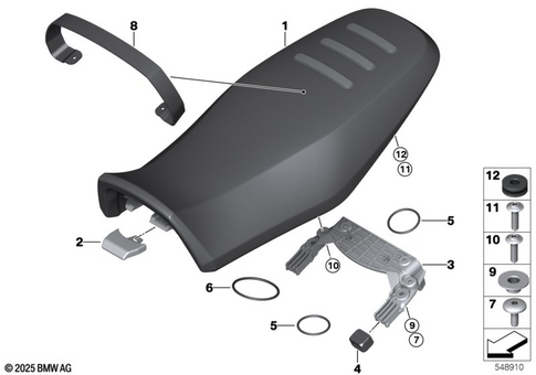 Bench Seat for 2025 BMW-Motorrad R 12 G/S #2