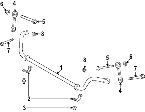 Stabilizer Bar & Components for 2024 Porsche Cayenne #0